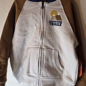 Kids Jacket - Brown and Cream